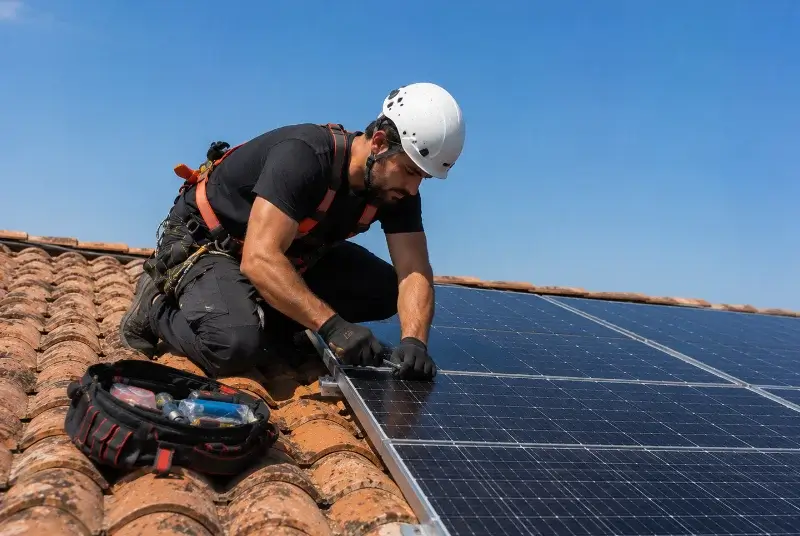 Maintenance et monitoring de panneaux solaires à Embres-et-Castelmaure